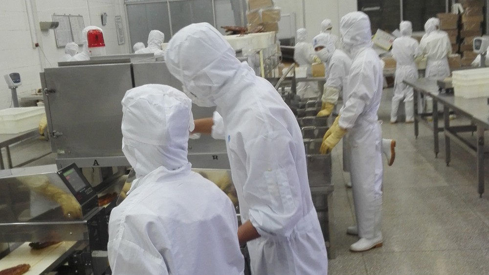 长乐聚泉烤鳗包装车间